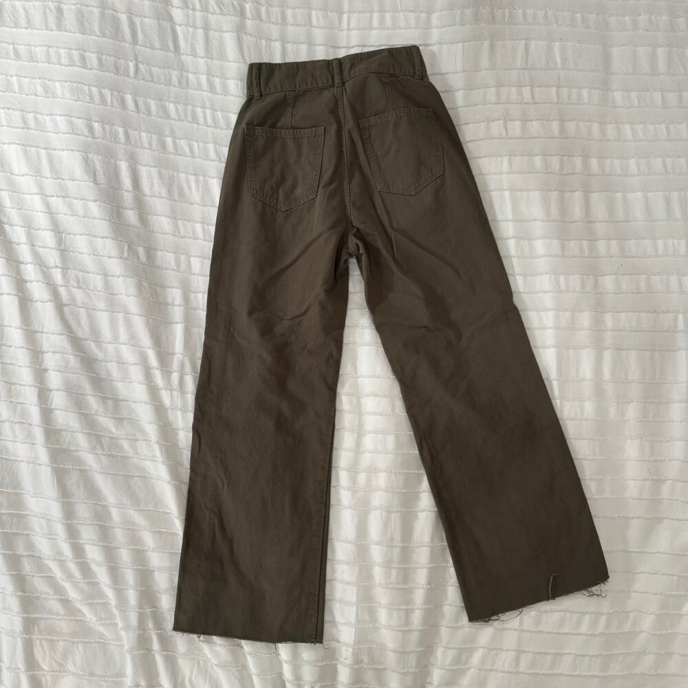 Joe’s Jeans Blake High Rise Crop Pants Olive Green Women’s 25 Utility Gorpcore - Picture 12 of 16